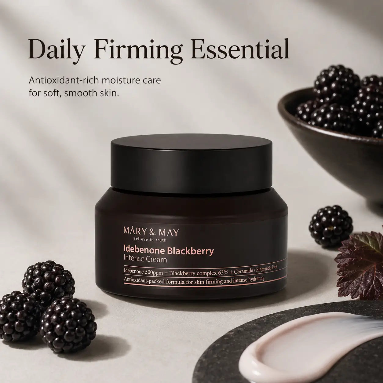 Mary&May Idebenone Blackberry Intense Cream 70g