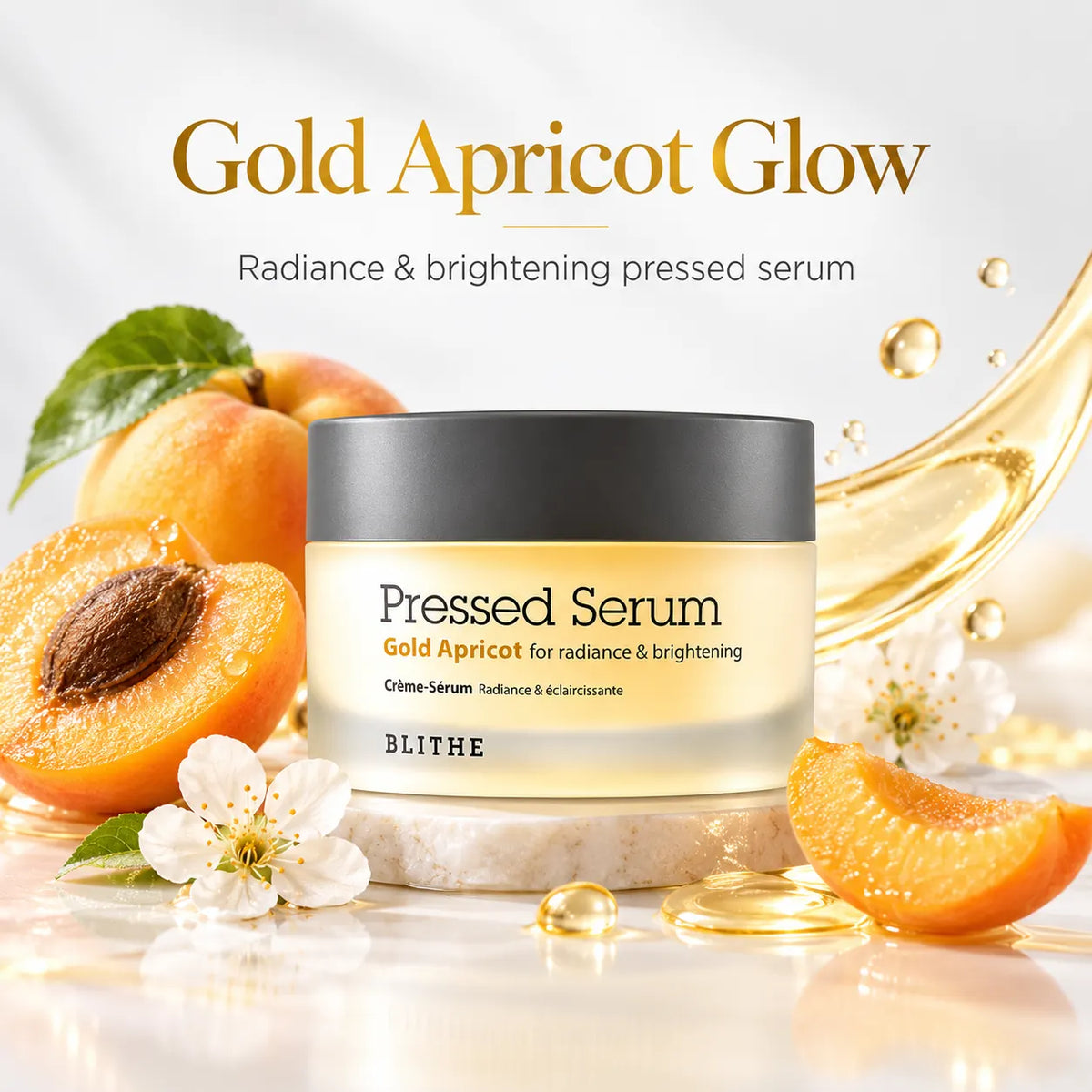 BLITHE Pressed Serum Gold Apricot 50ml