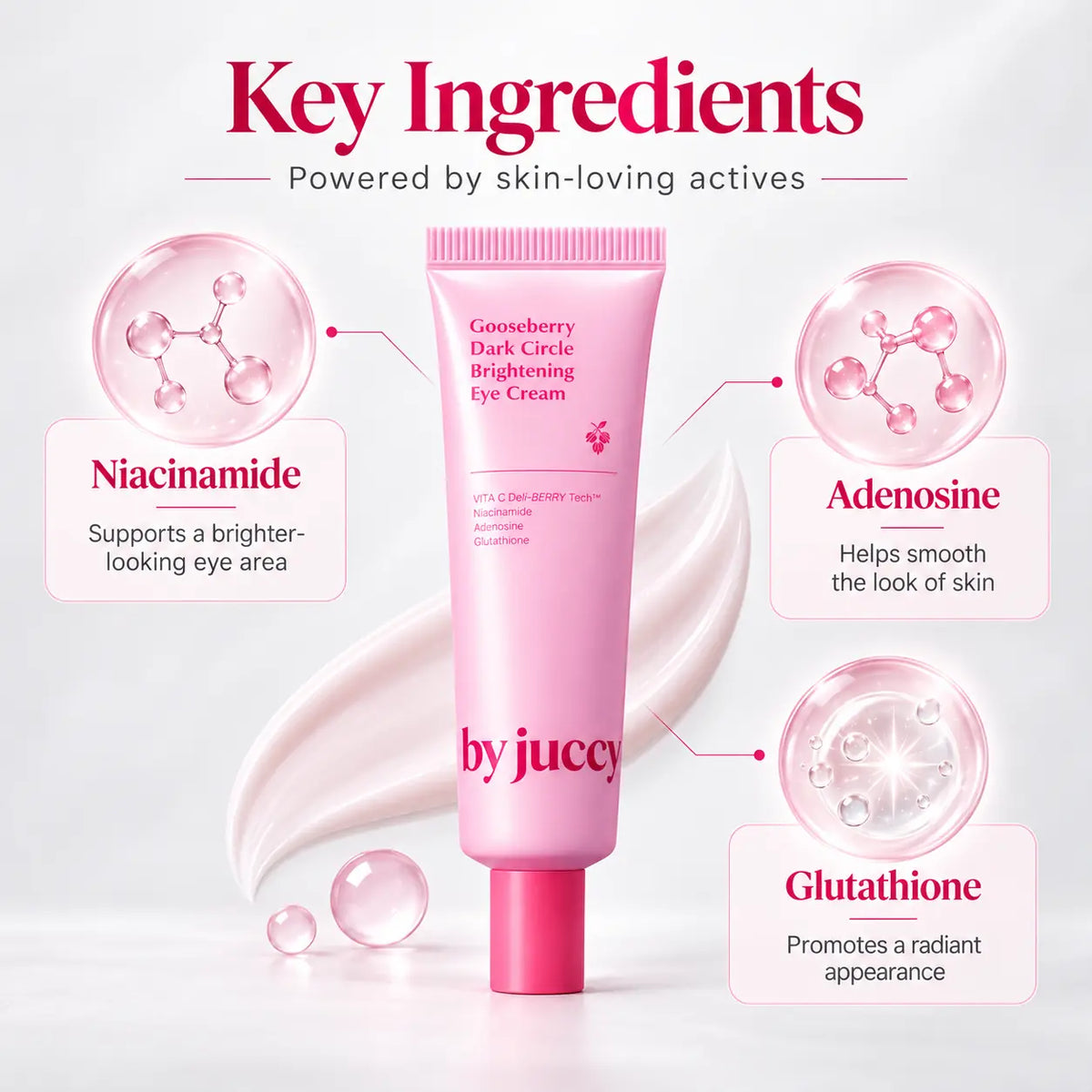 By Juccy Gooseberry Dark Circle Brightening Eye Cream 30ml