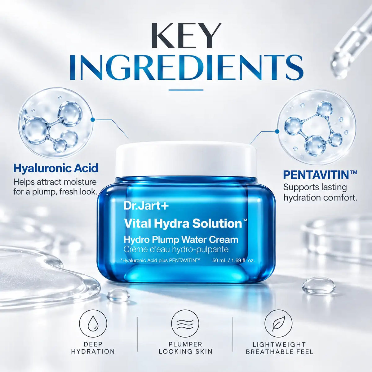 Dr. Jart+ Vital Hydra Solution Hydro smooth-looking Water Cream 50ml