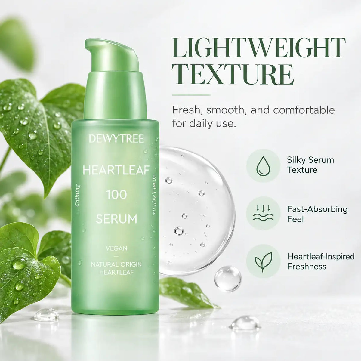 DEWYTREE Heartleaf 100 Serum 40ml