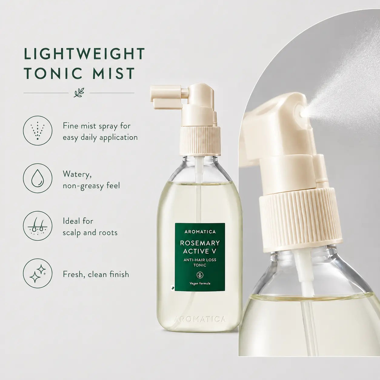AROMATICA Rosemary Active V Anti Hair Loss Tonic 100ml