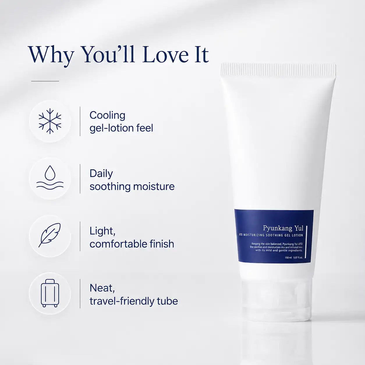 Pyunkang Yul Ato Moisturizing Soothing Gel Lotion 150ml