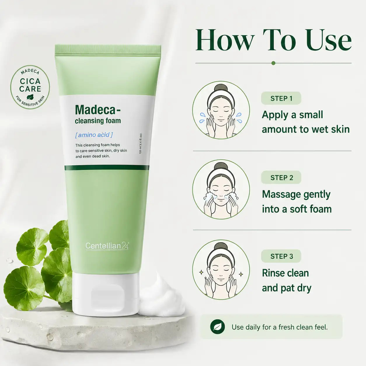 Centellian24 Madeca Cleansing Foam 160g