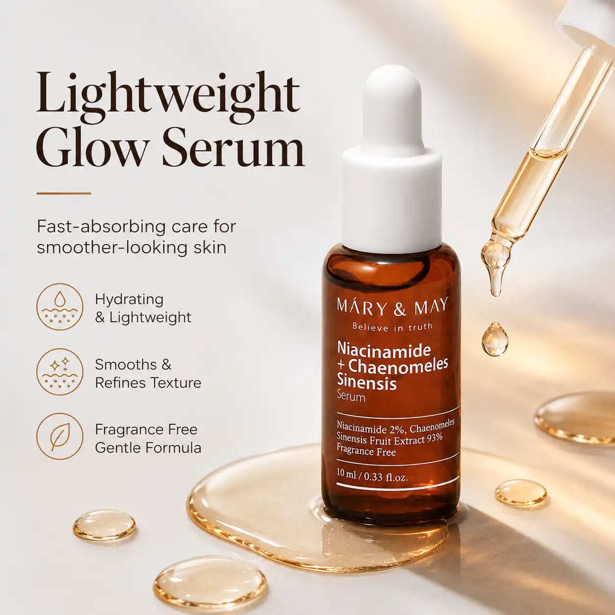 Mary&May Niacinamide+Chaenomeles Sinensis Serum Miniature 10ml