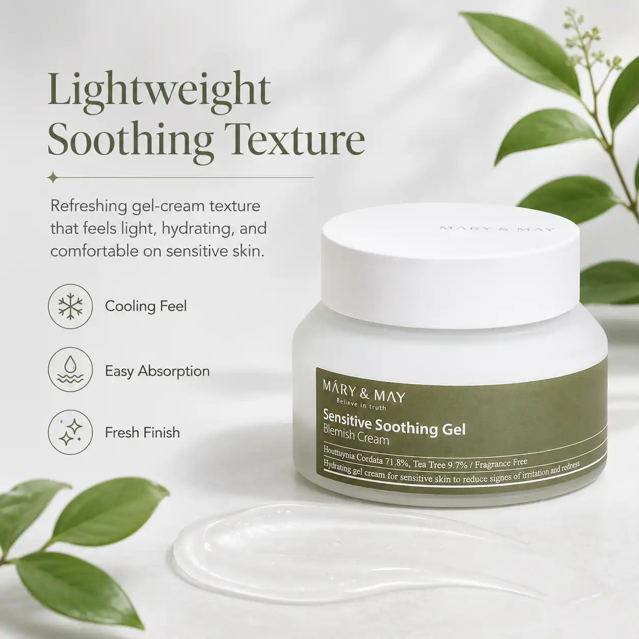 Mary&May Sensitive Soothing Gel Cream 70g