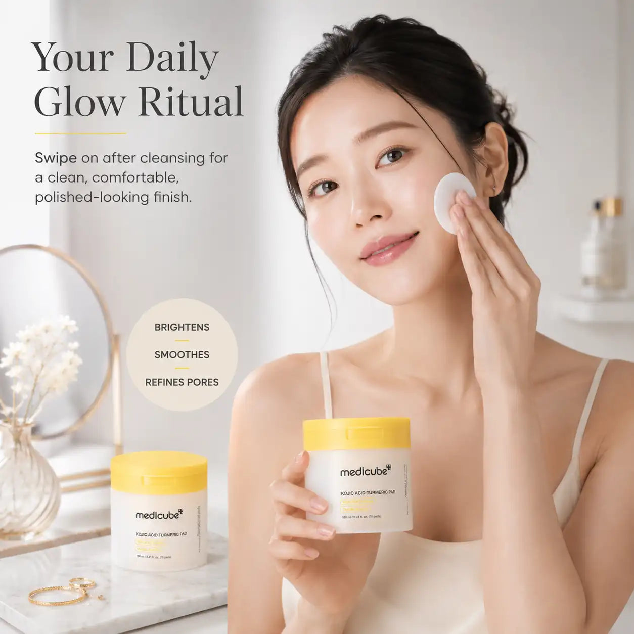 Medicube Kojic Acid Turmeric Toner Pad 70pcs