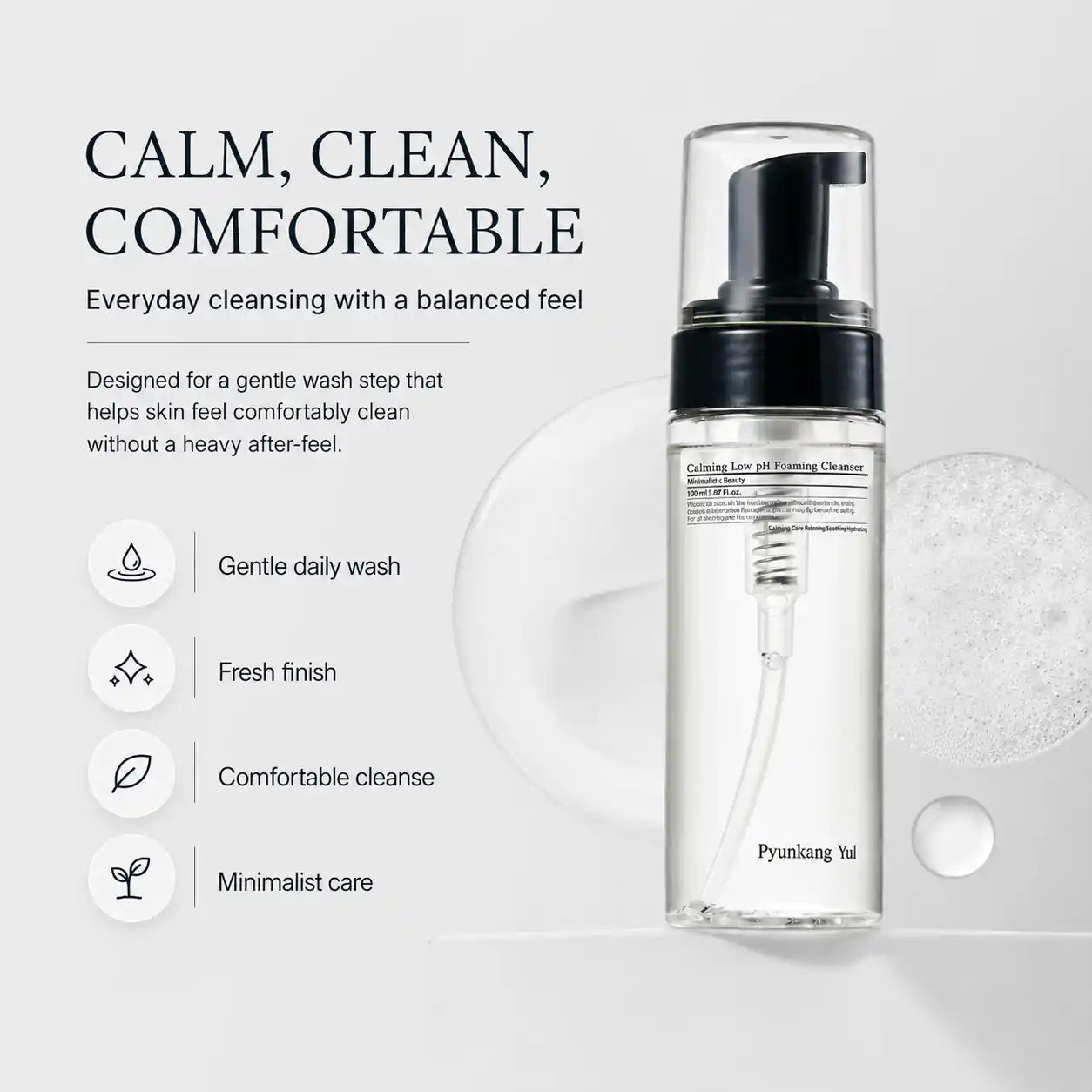 Pyunkang Yul Calming Low pH Foaming Cleanser 150ml