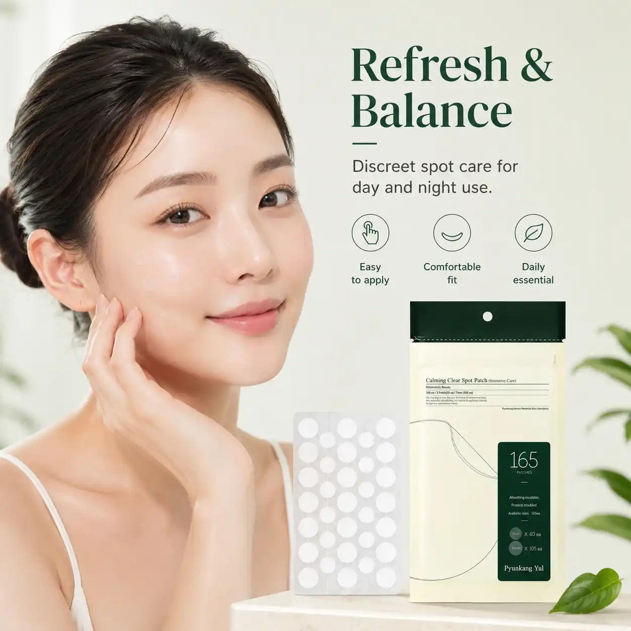 Pyunkang Yul Calming Clear Spot Patch Intensive+Slim Care 124ea