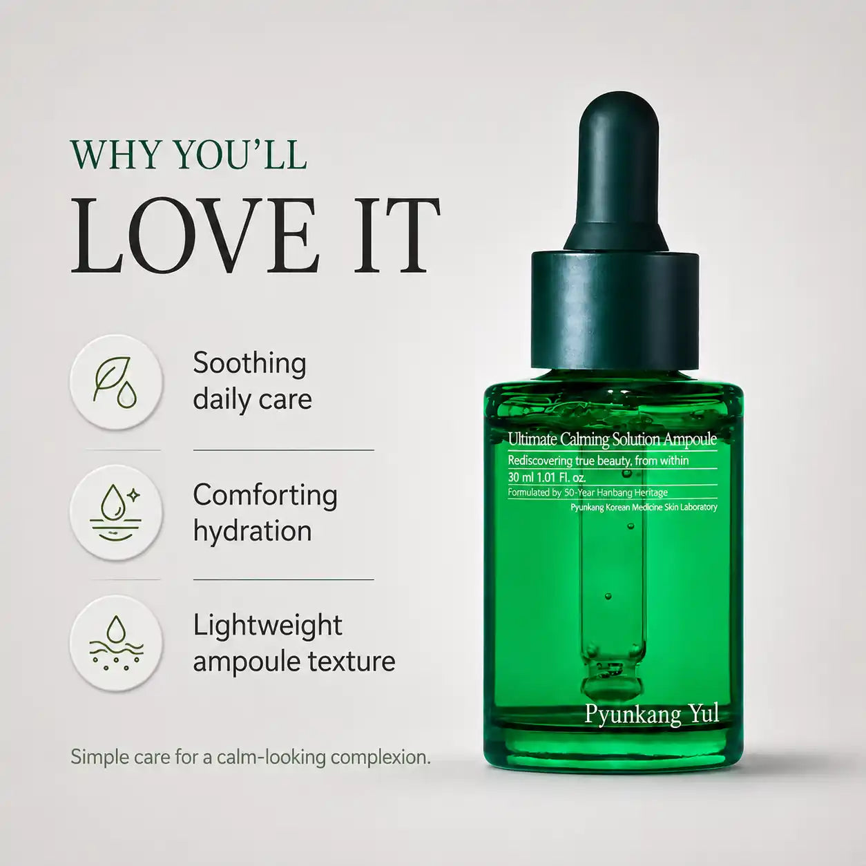 Pyunkang Yul Ultimate Calming Solution Ampoule 30ml