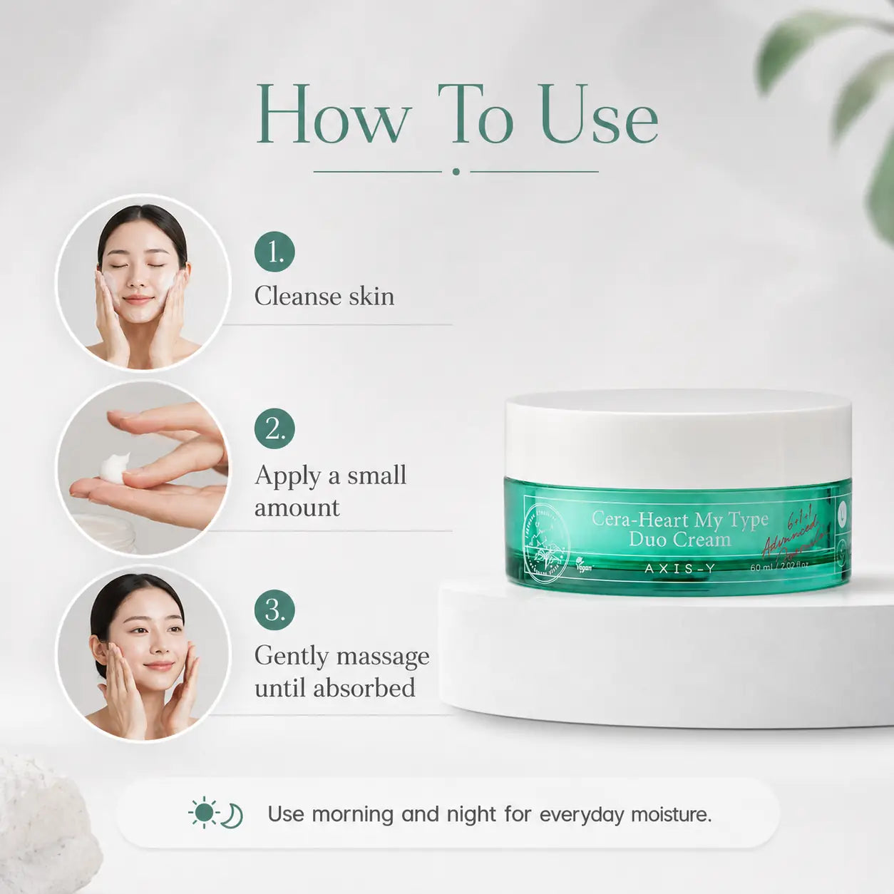 AXIS-Y Cera Heart My Type Duo Cream 60ml