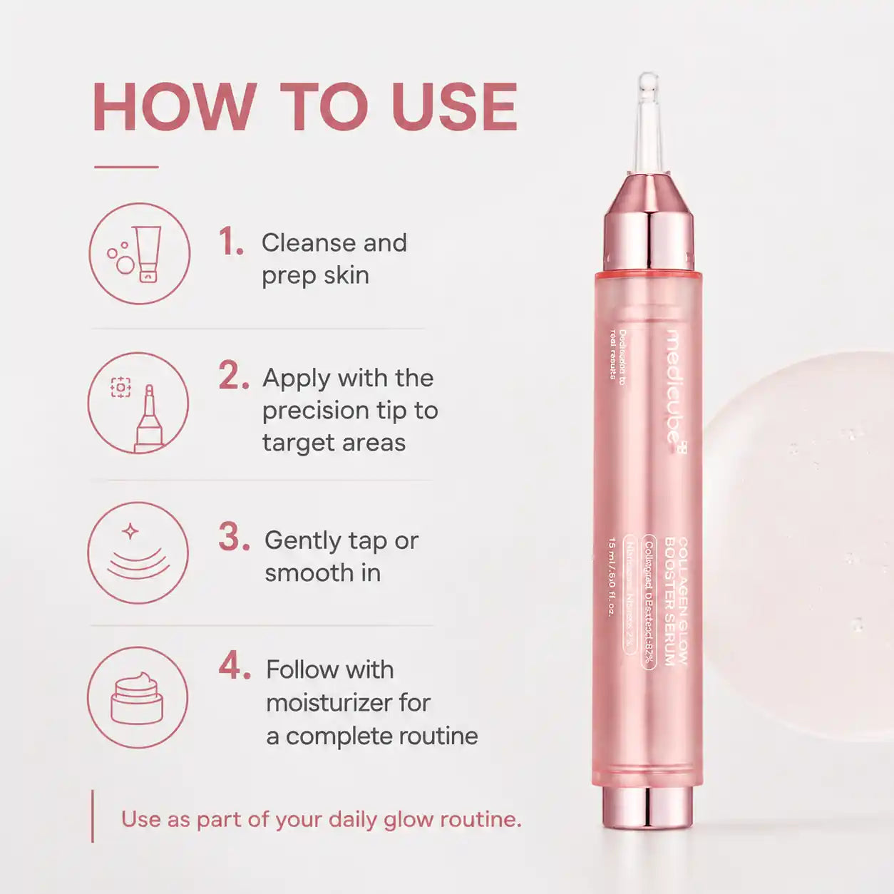 Medicube Collagen Glow Booster Serum 15ml
