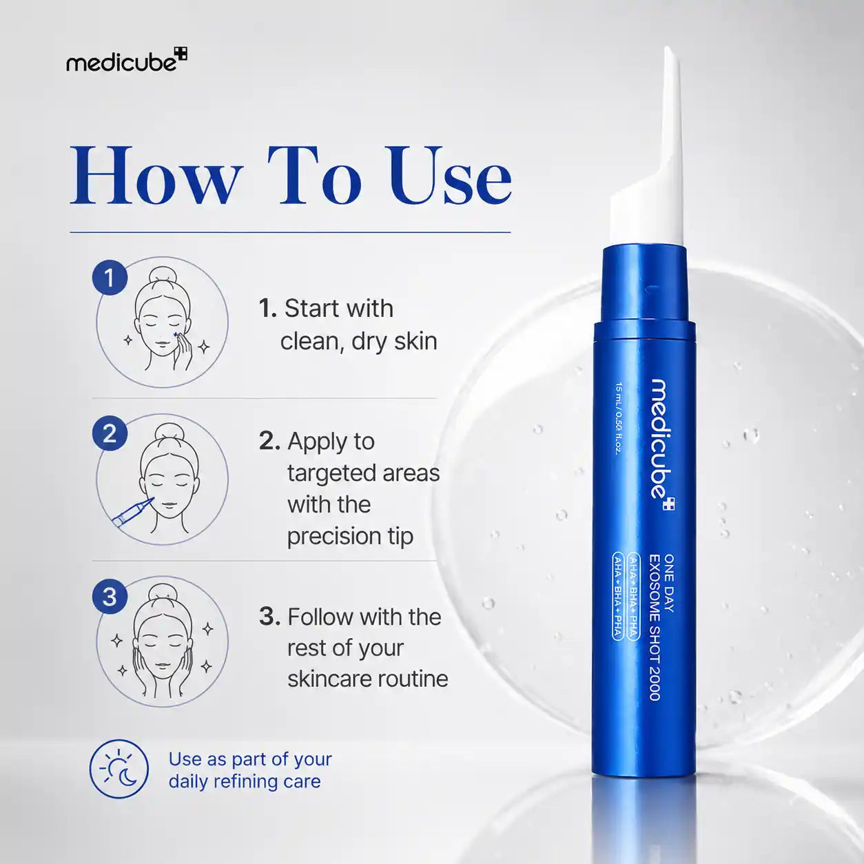 Medicube Zero One Day Exosome Shot Pore Ampoule 25000 13ml