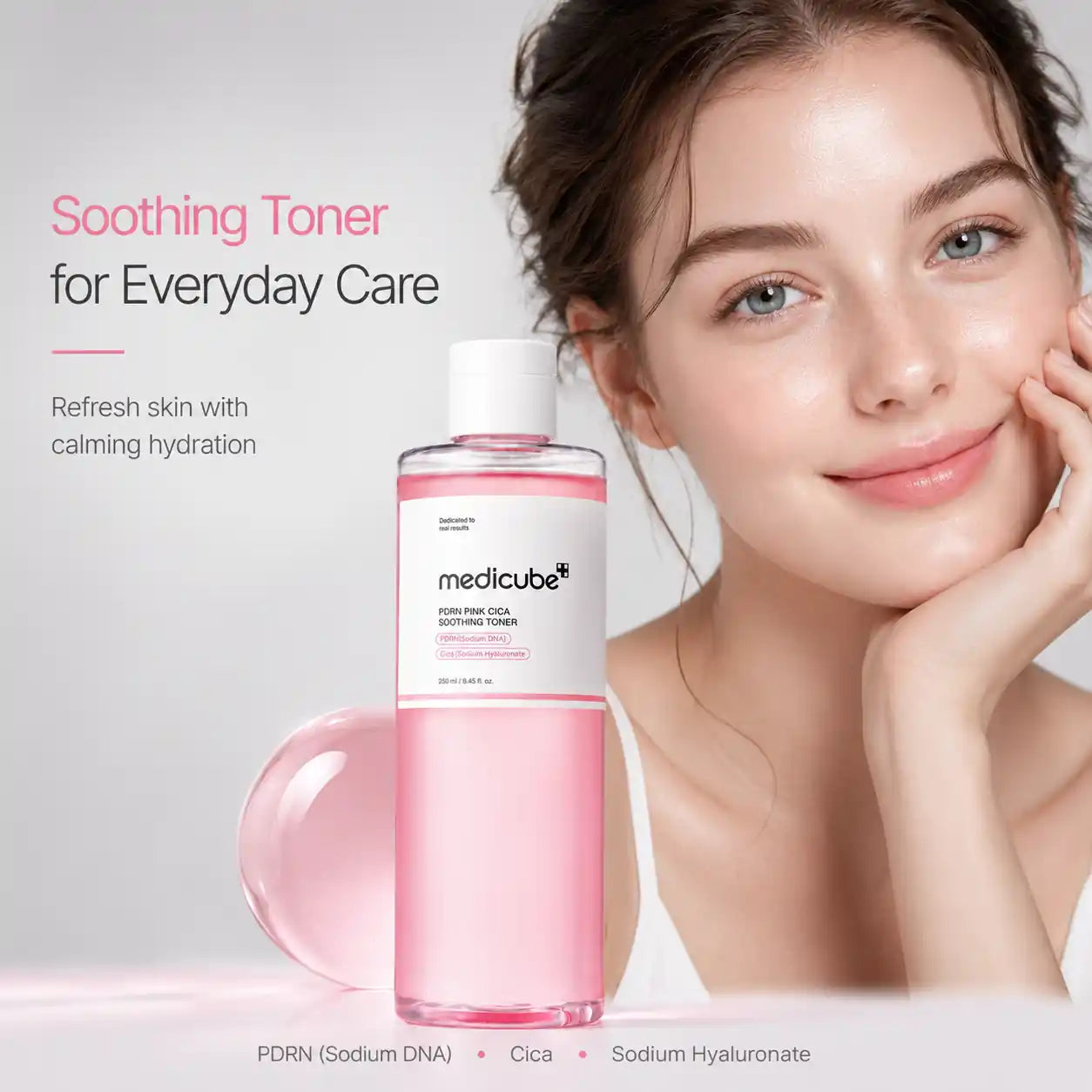Medicube PDRN Pink Cica Soothing Toner 250ml