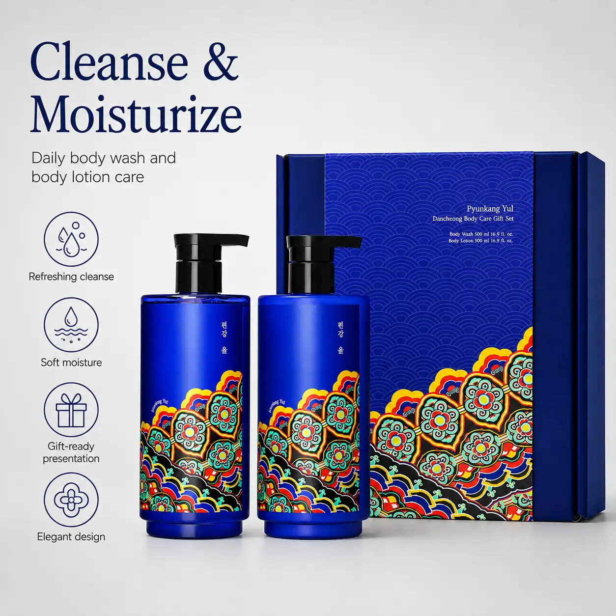 Pyunkang Yul Dancheong Body Care Gift Set 350ml x 2