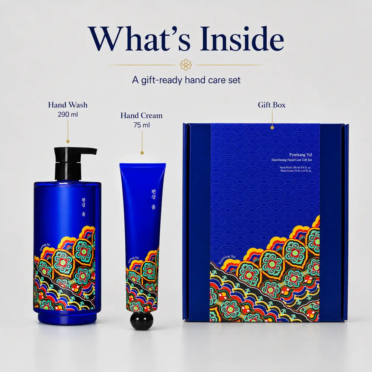 Pyunkang Yul Dancheong Hand Care Gift Set 350ml + 75ml