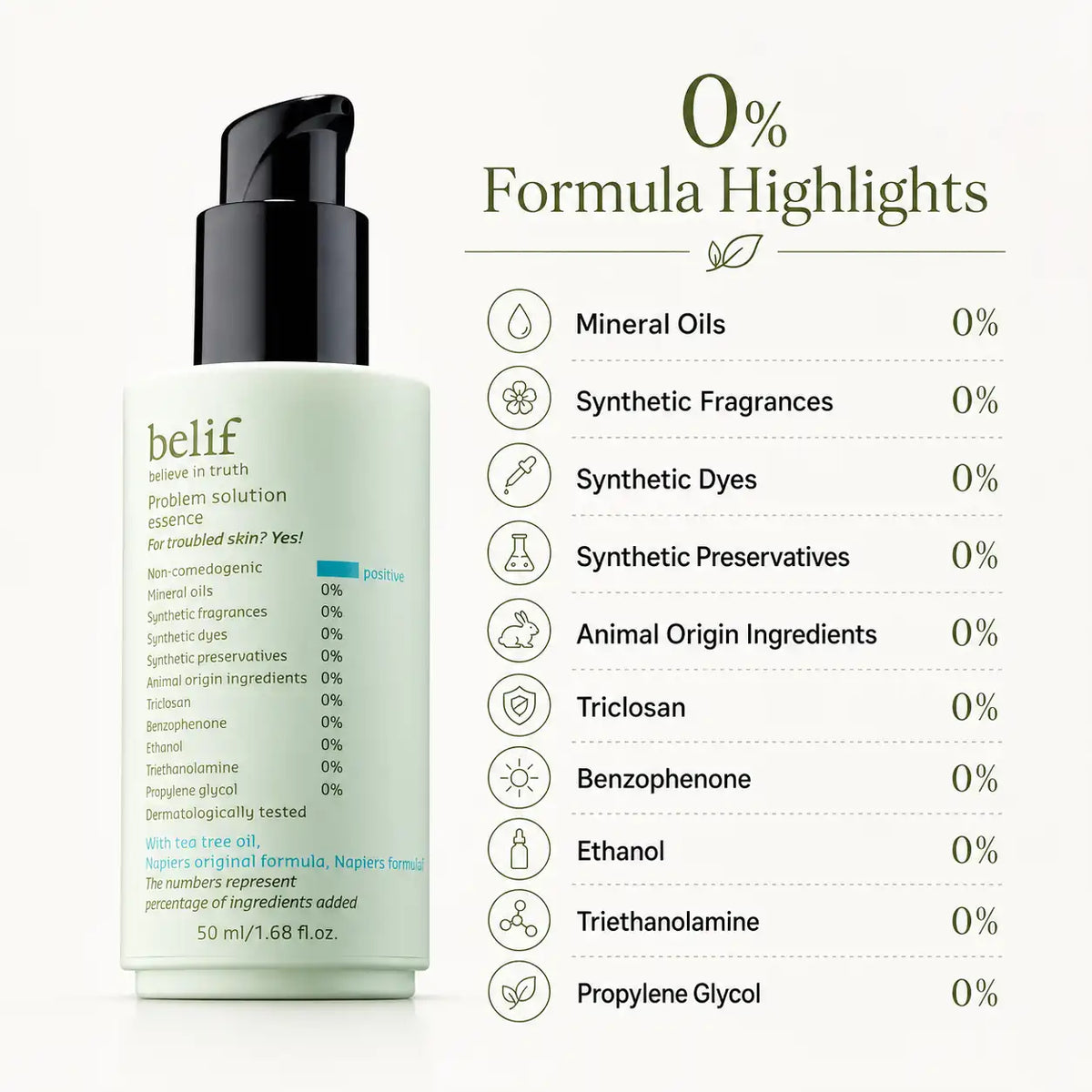 belif Problem Solution Vegan Essence 50ml