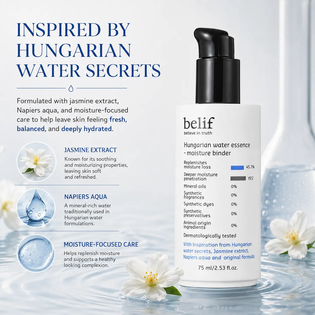 belif Hungarian Water Essence Moisture Binder 75ml
