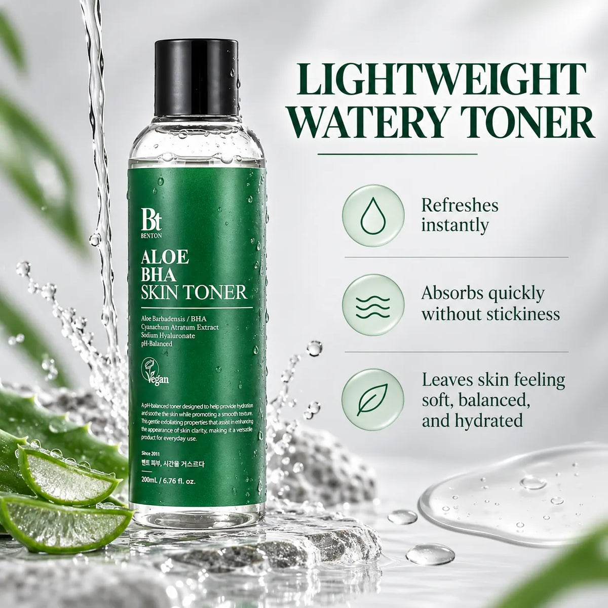Benton Aloe BHA Skin Toner 200ml
