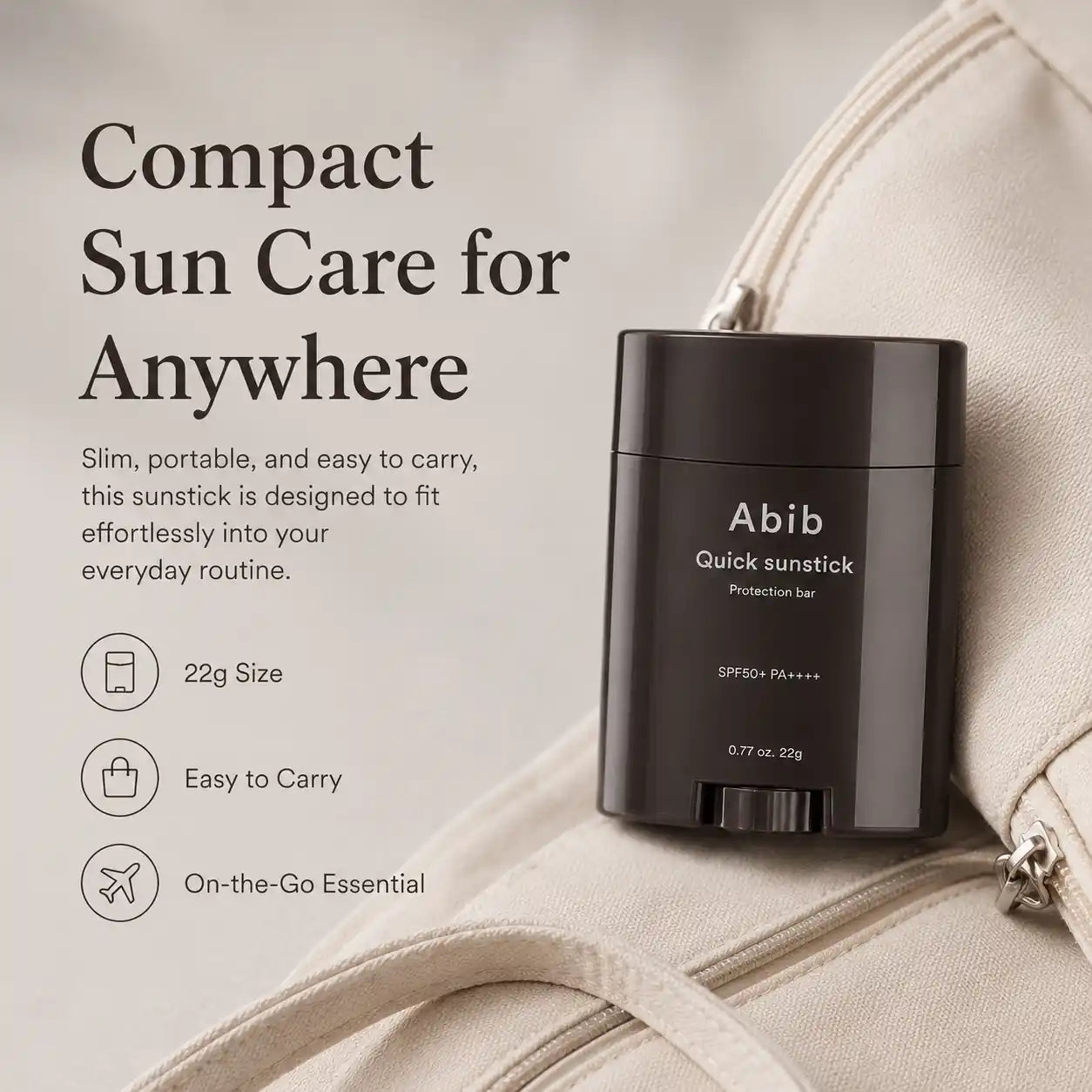 Abib Quick Sunstick Protection Bar SPF50+ PA++++ 22g