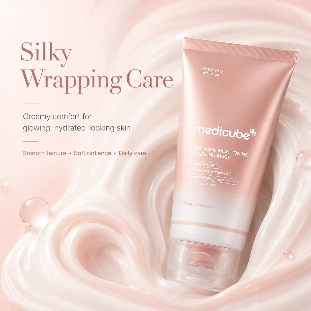 Medicube Collagen Milk Toning Wrapping Mask 75ml