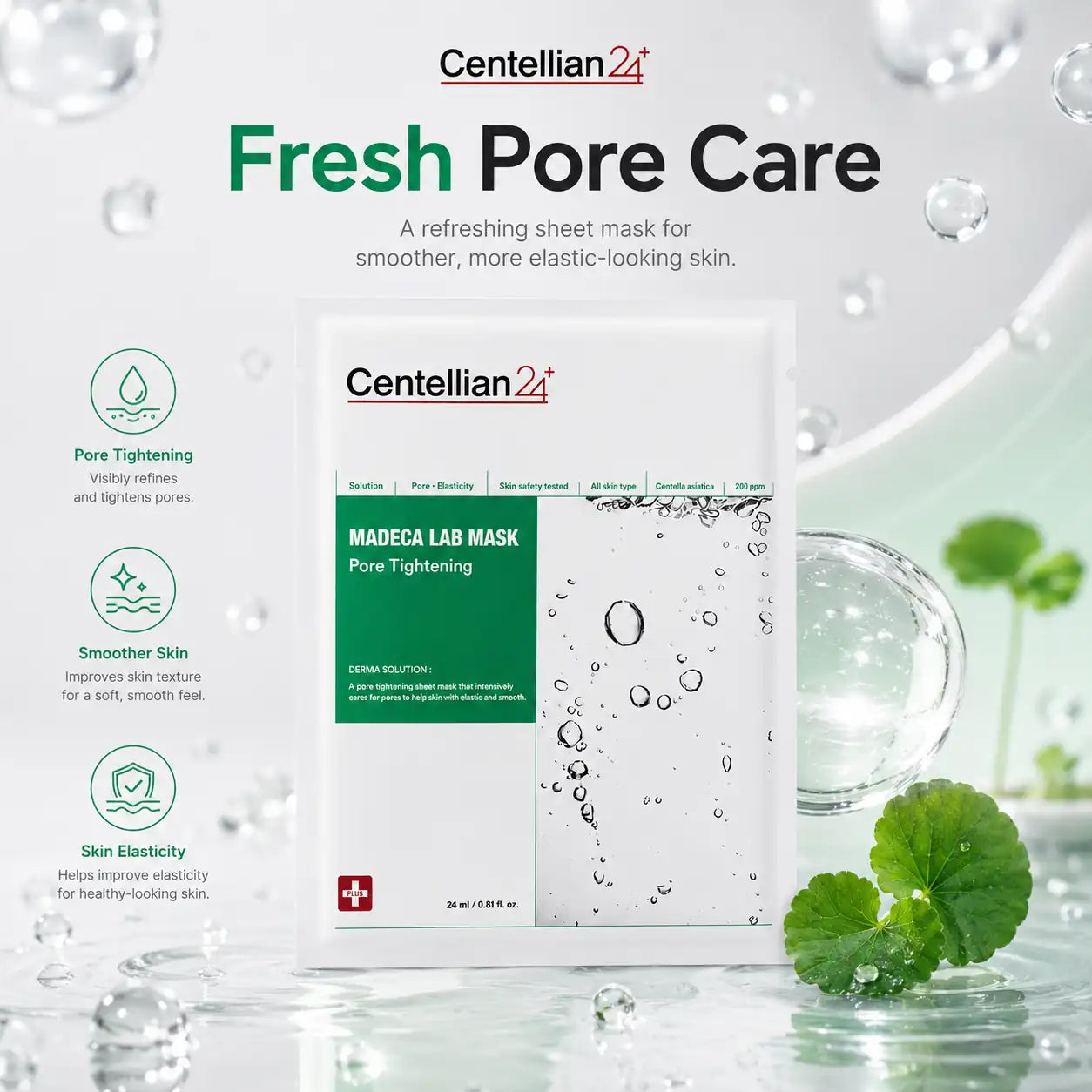Centellian24 Madeca Lab Mask Pore Tightening 25ml 20pcs