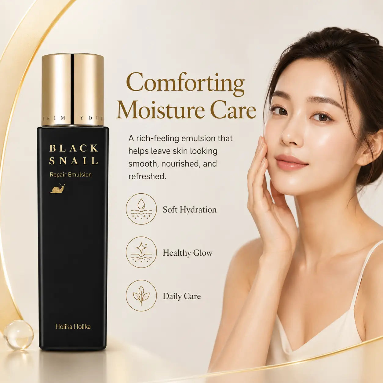 Holika Holika Prime Youth Black Snail Emulsion 160ml