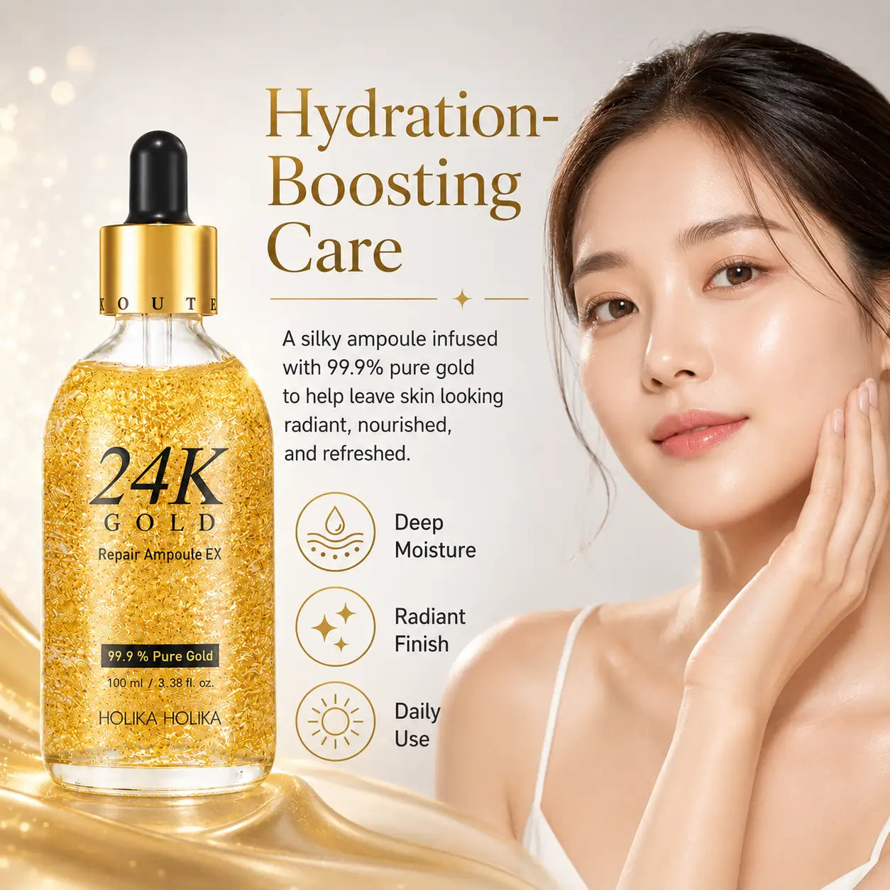 Holika Holika Prime Youth 24K Gold Repair Ampoule 100ml
