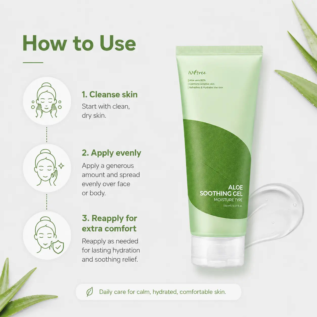 Isntree Aloe Soothing Gel Moisture Type 150ml