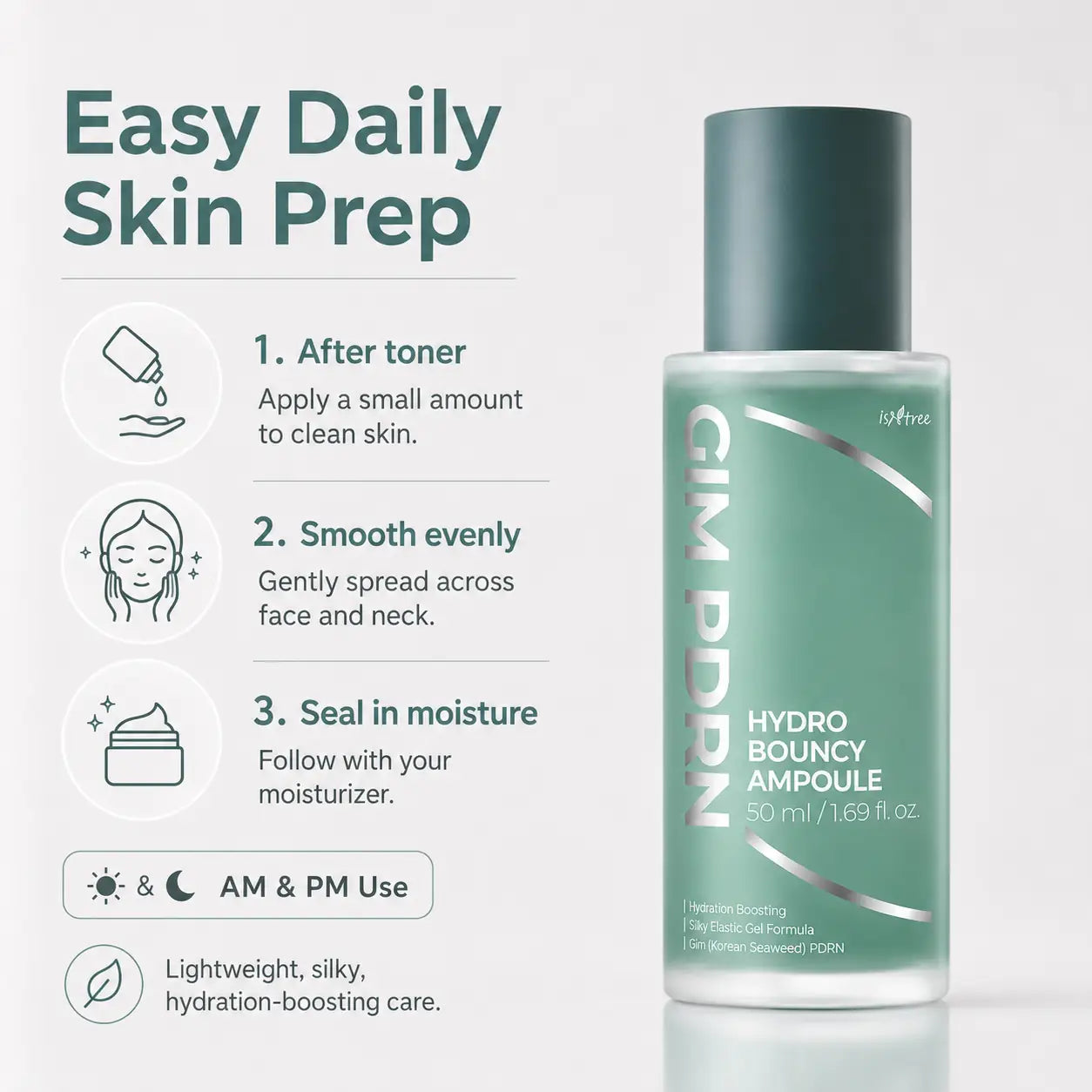 Isntree Gim PDRN Hydro Bouncy Ampoule Serum 50ml