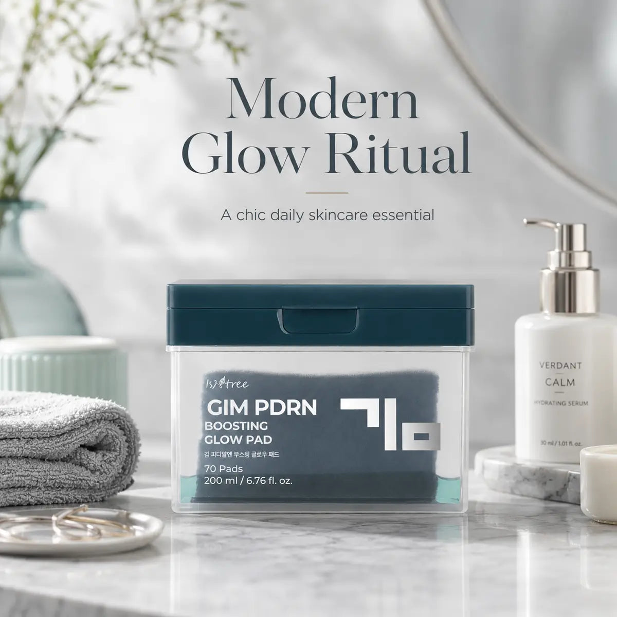 Isntree Gim PDRN Boosting Glow Pad 70ea 200ml