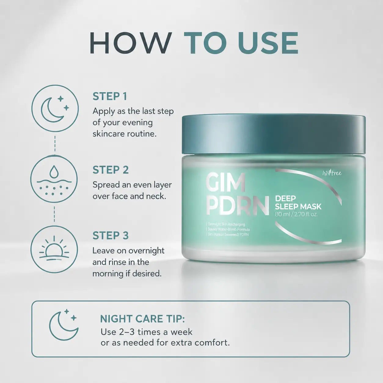 Isntree Gim PDRN Deep Sleep Mask 80ml