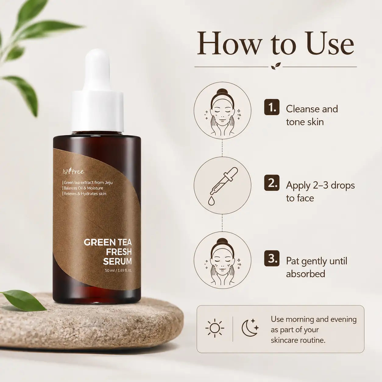 Isntree Green Tea Fresh Serum 50ml
