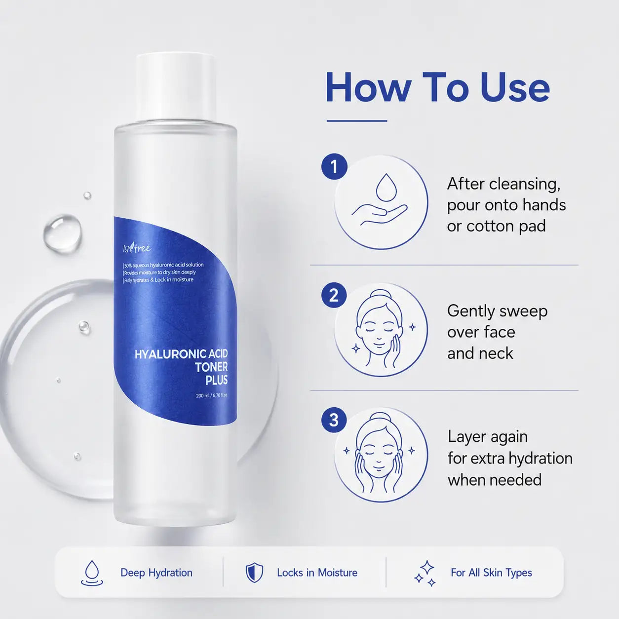 Isntree Hyaluronic Acid Toner Plus 200ml