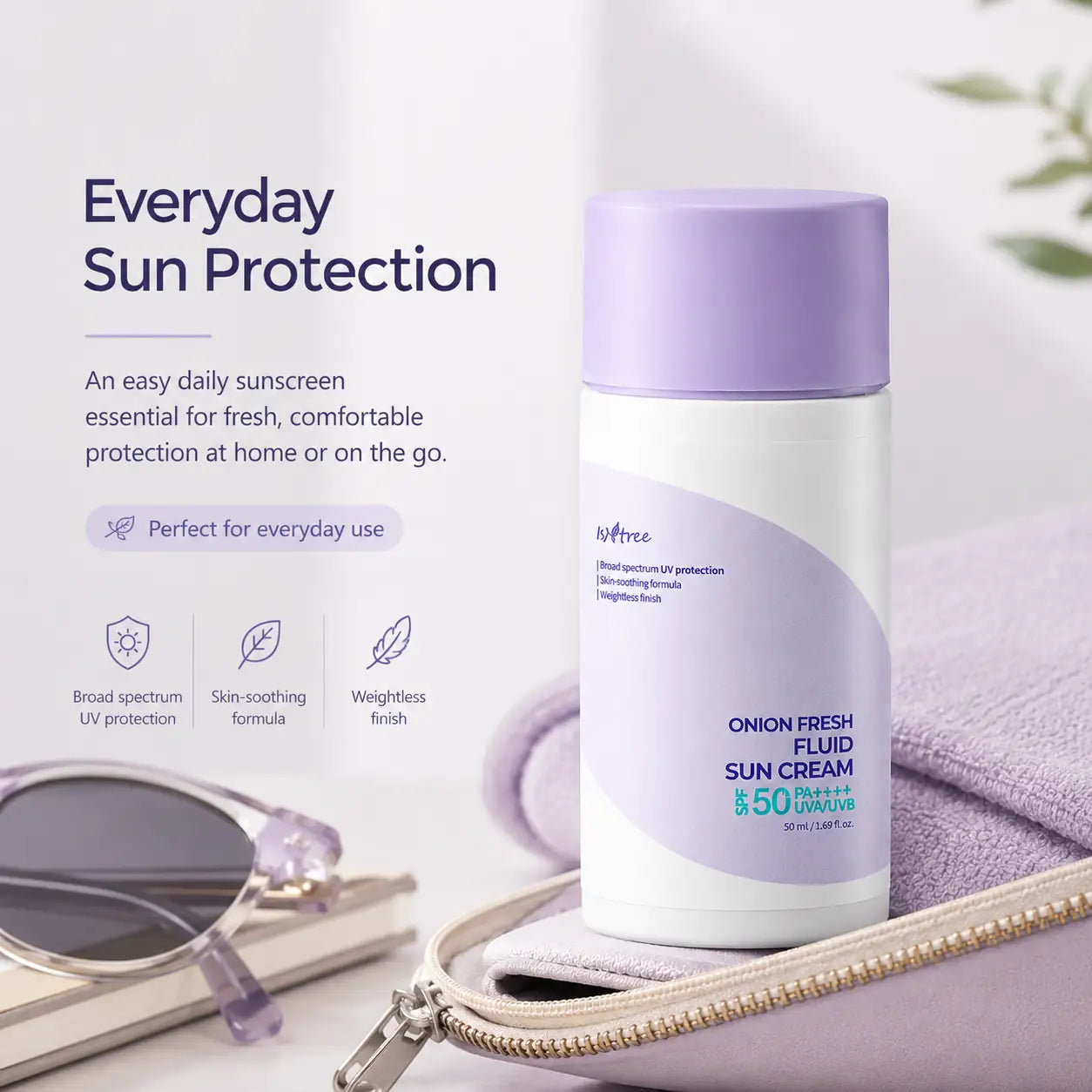 Isntree Onion Fresh Fluid Sun Cream SPF 50ml