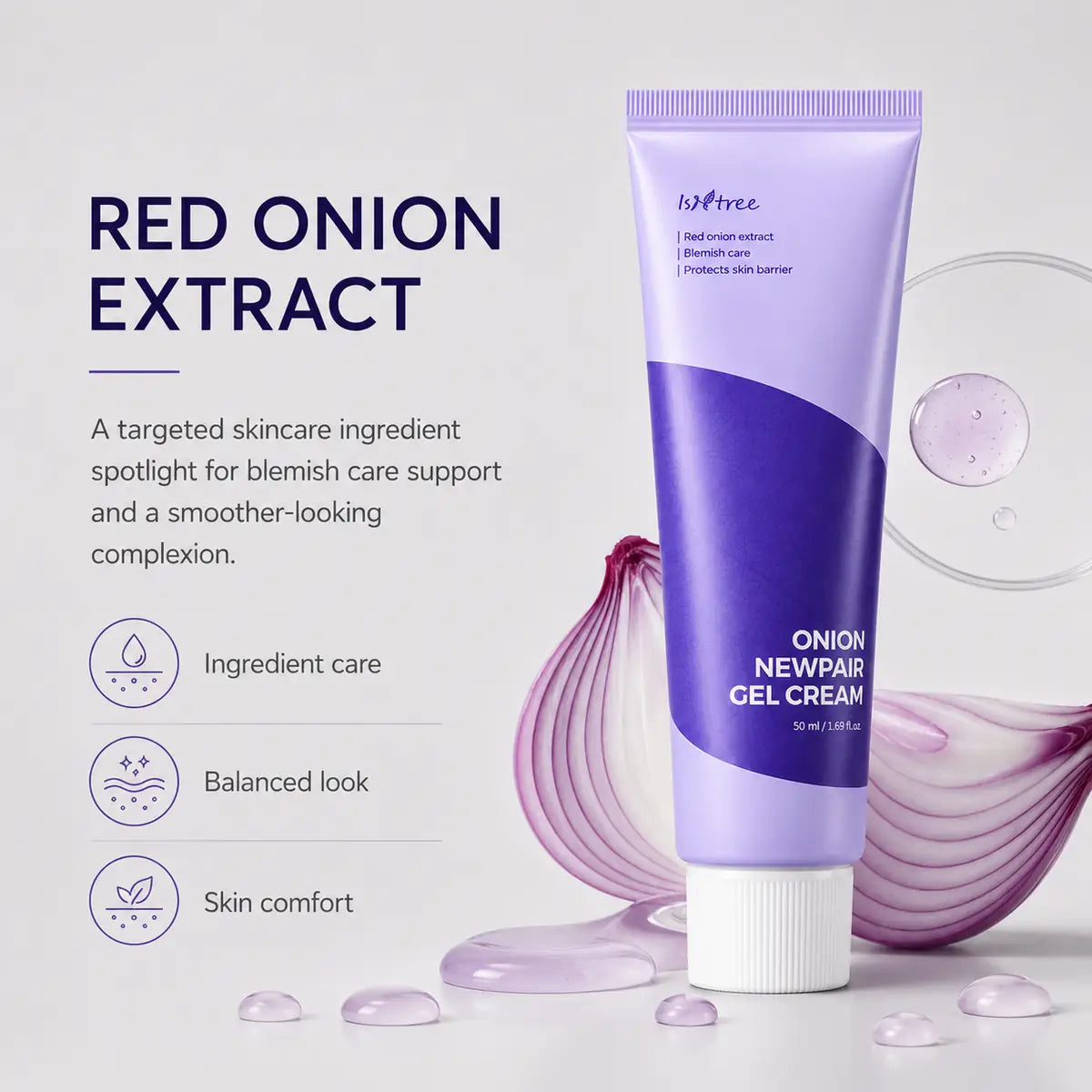 Isntree Onion Newpair Gel Cream Moisturiser 50ml