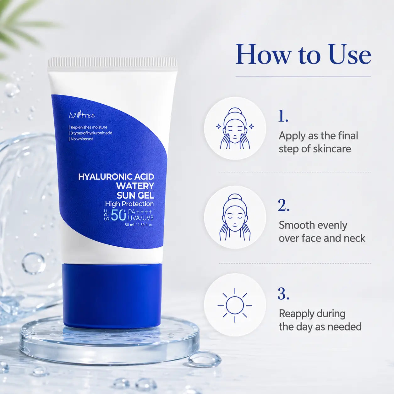 Isntree Hyaluronic Acid Watery Sun Gel 50ml