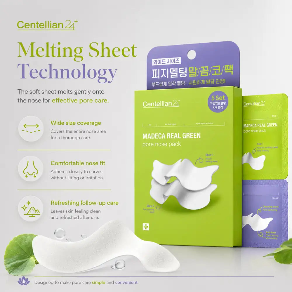 Centellian24 Real Green Pore Nose Pack 5 Set
