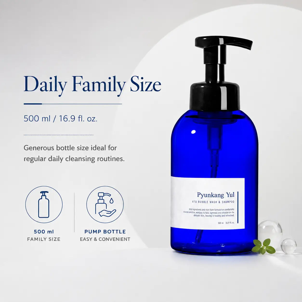 Pyunkang Yul Ato Bubble Wash & Shampoo 500ml