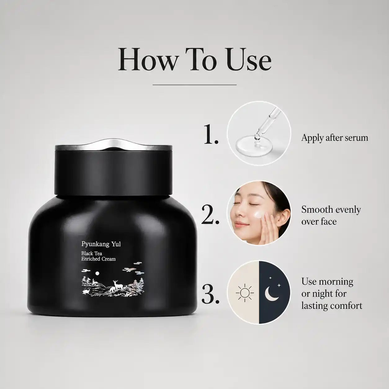 Pyunkang Yul Black Tea Enriched Cream 60ml