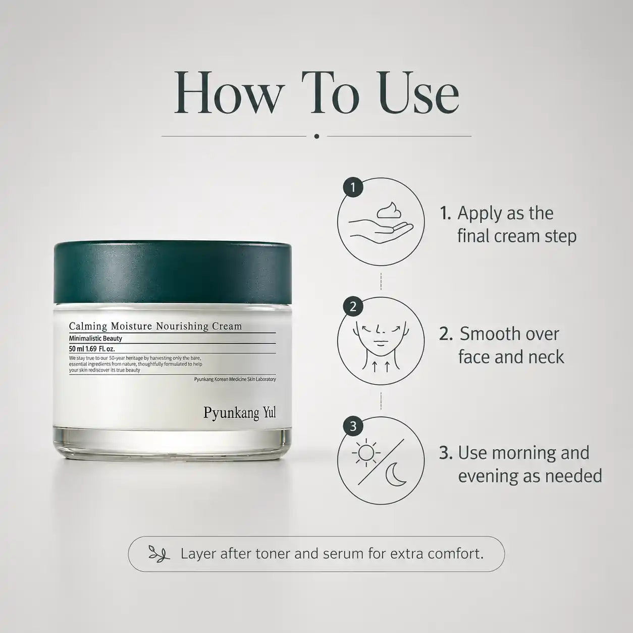 Pyunkang Yul Calming Moisture Nourishing Cream 50ml