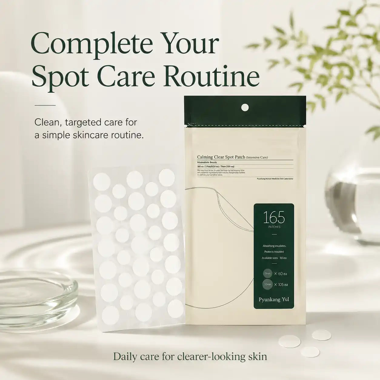 Pyunkang Yul Calming Clear Spot Patch Intensive+Slim Care 124ea