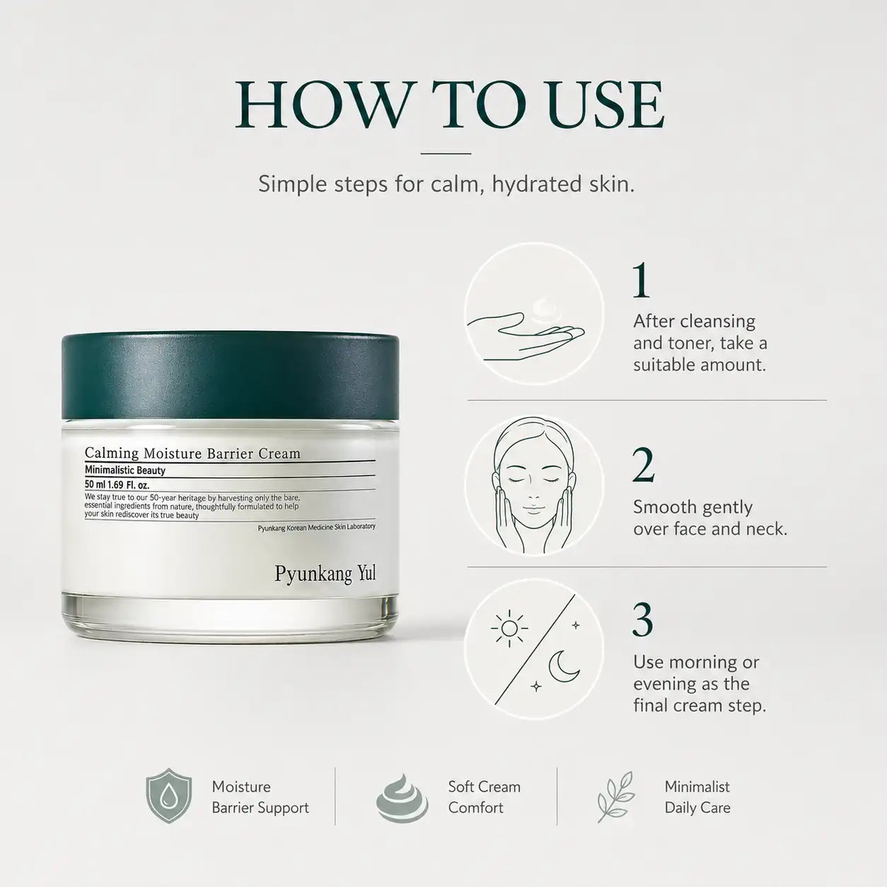 Pyunkang Yul Calming Moisture Barrier Cream 50ml
