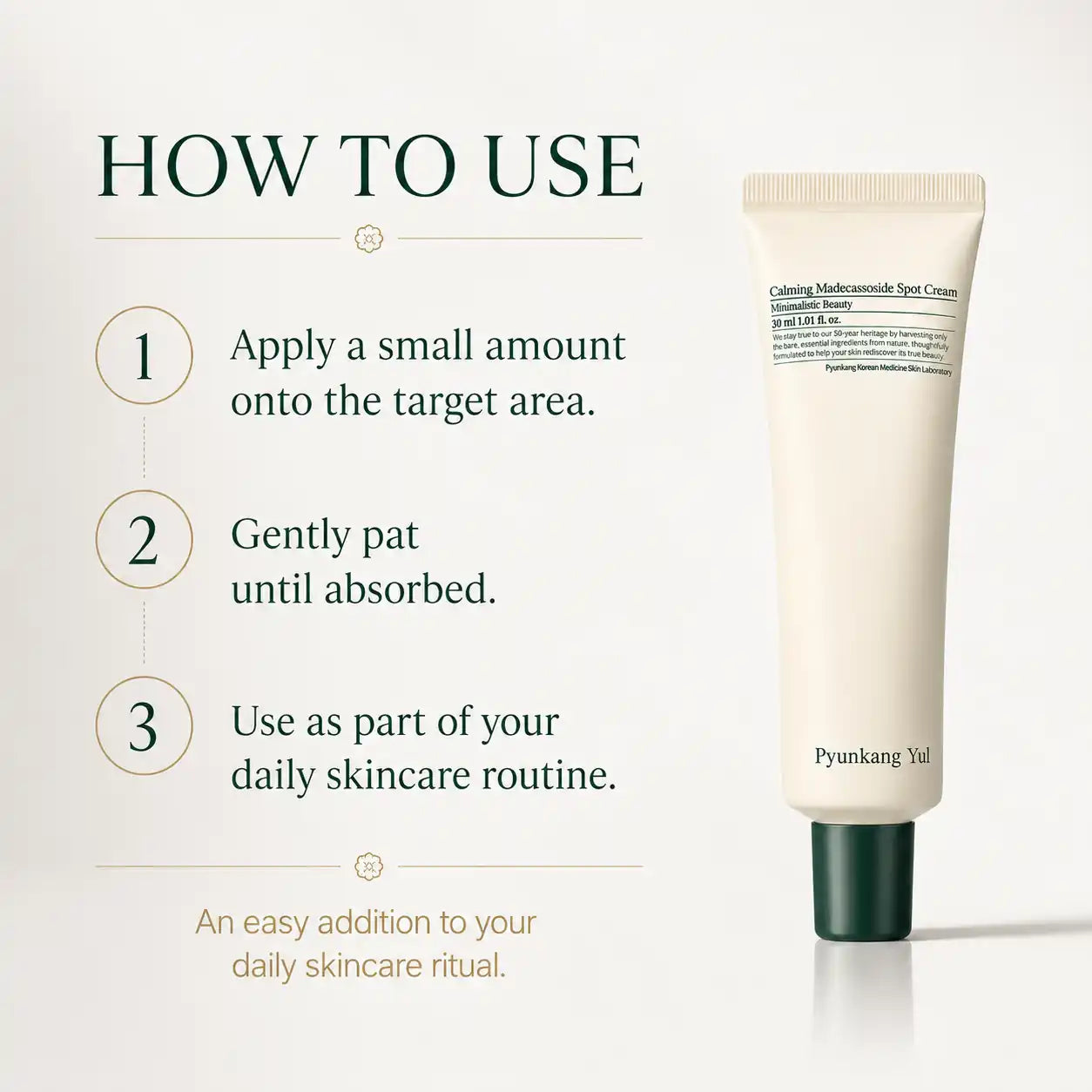 Pyunkang Yul Calming Madecasoside Spot Cream 30ml