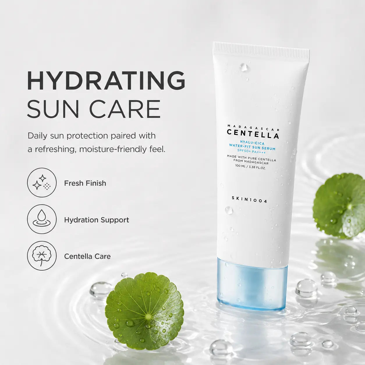 SKIN1004 Madagascar Centella Hyalu-Cica Water-Fit Sun Serum 100ml