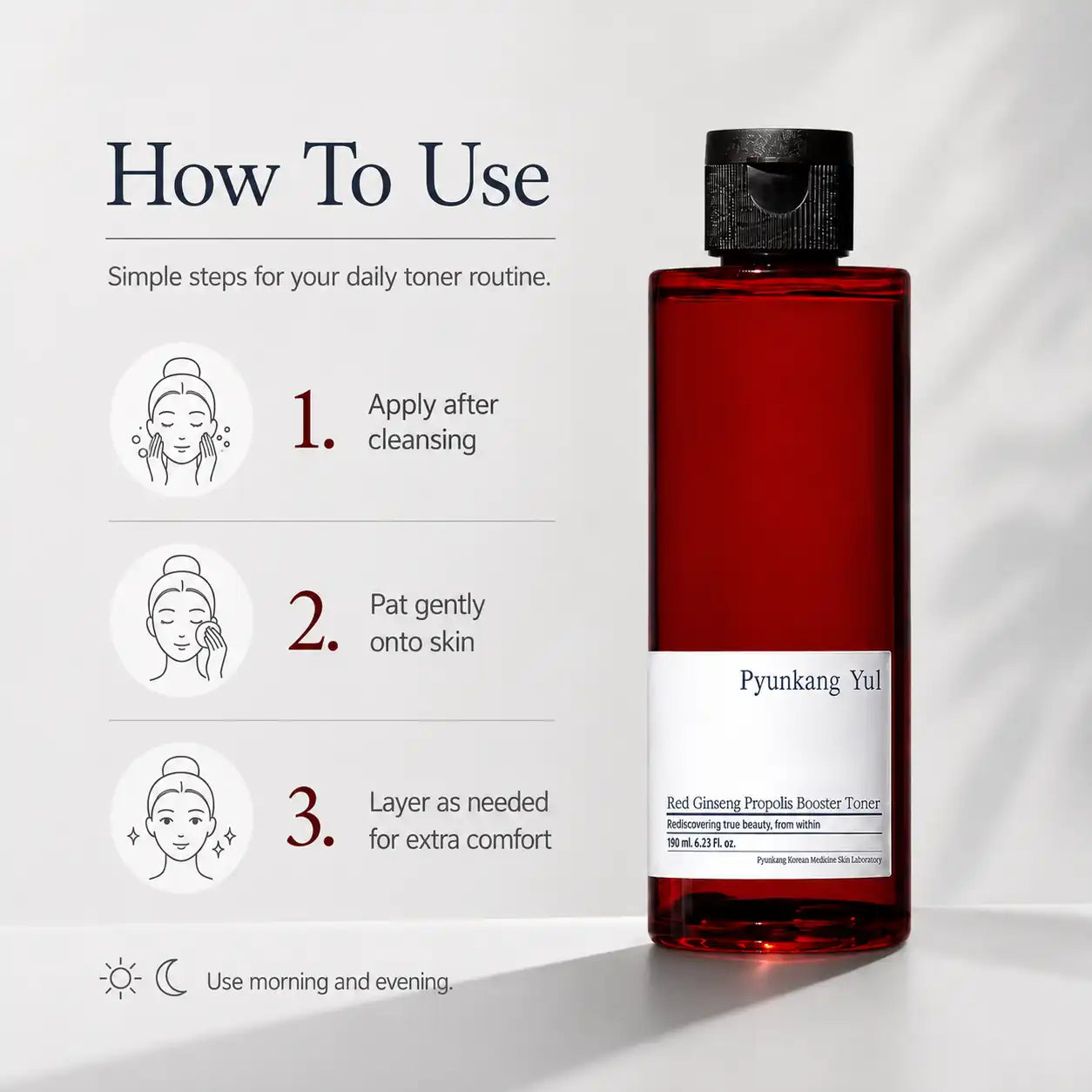 Pyunkang Yul Red Ginseng Propolis Booster Toner 110ml