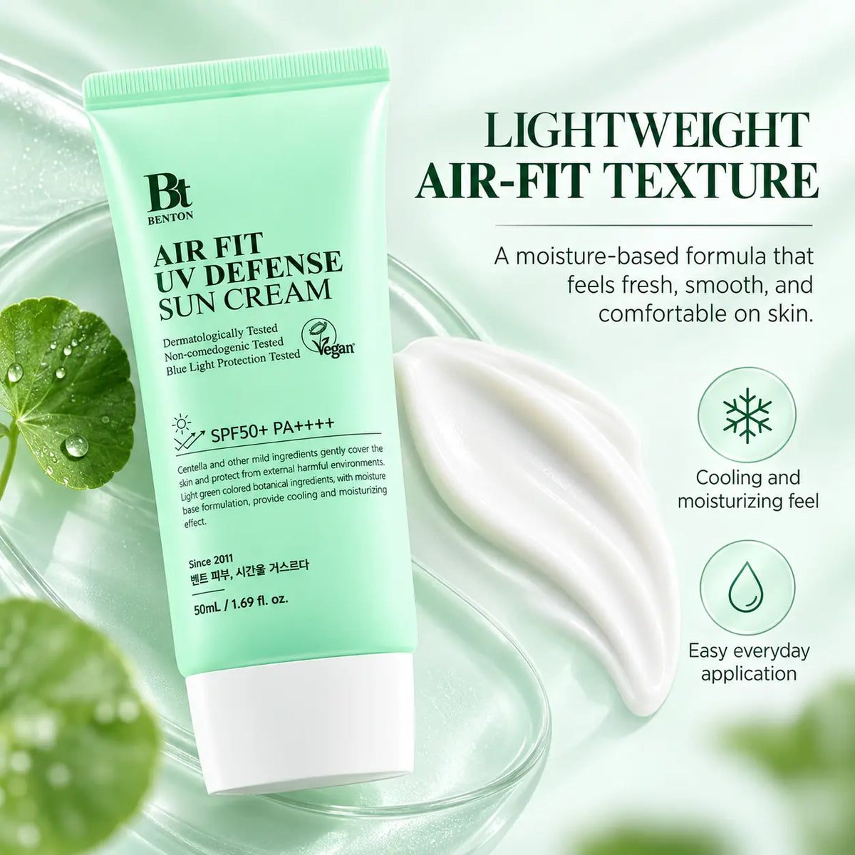 Benton Air Fit UV Defense Sun Cream SPF50+ PA++++ 50ml