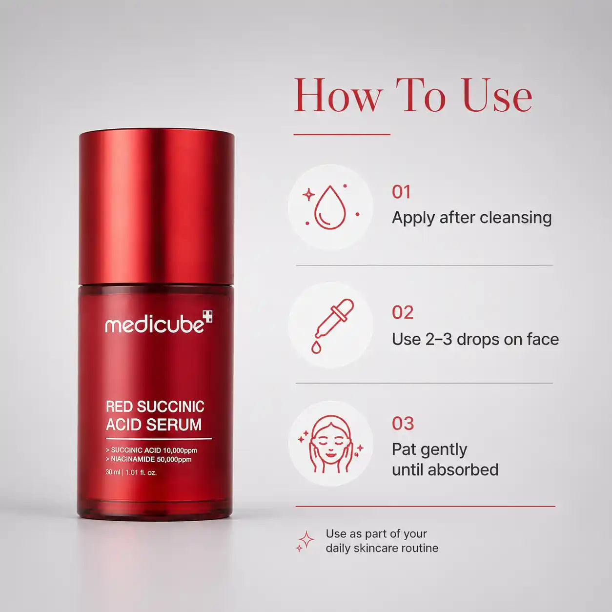 Medicube Red Succinic Acid Serum 30ml