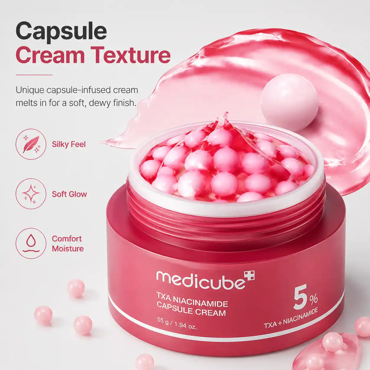 Medicube TXA Niacinamide Capsule Cream 55g