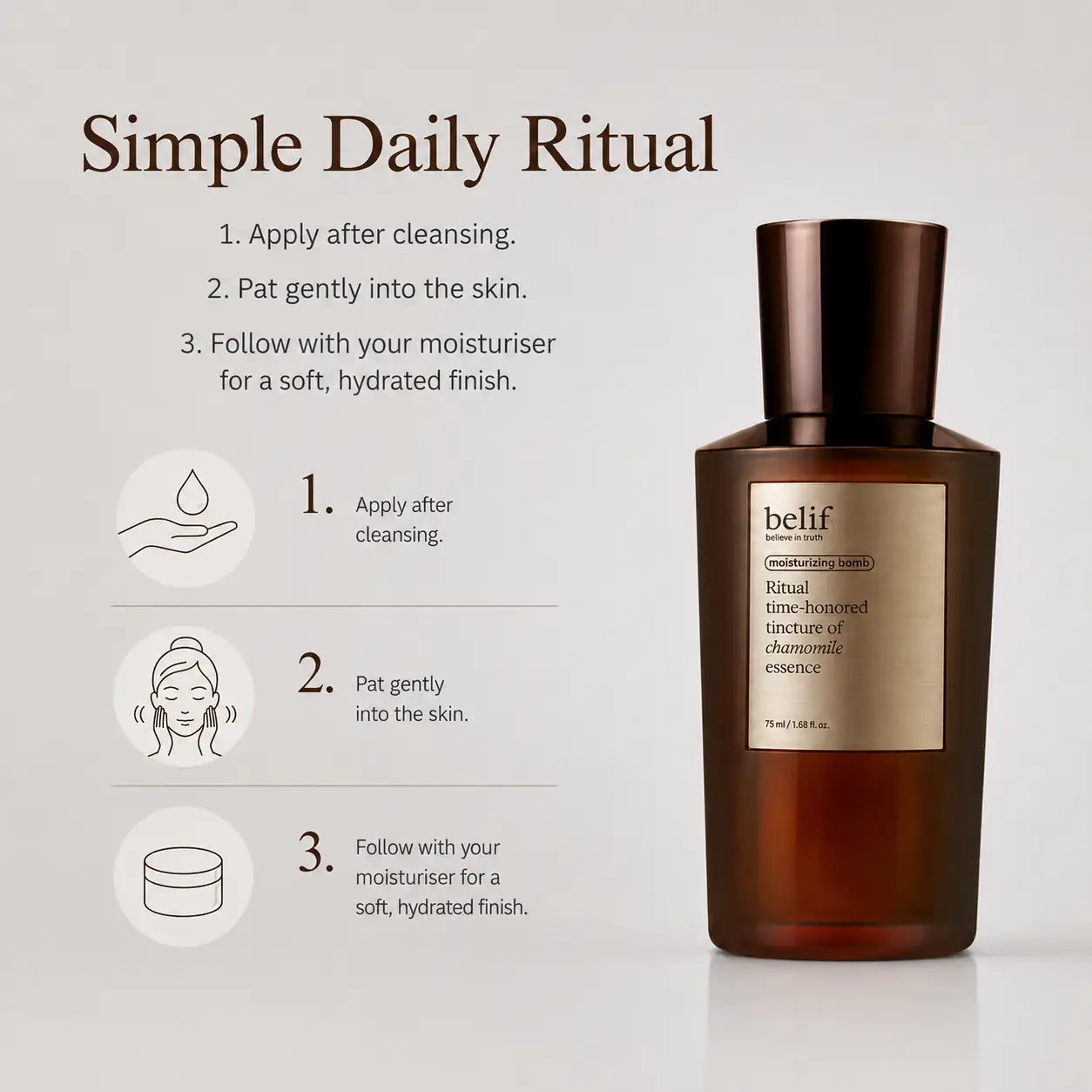 belif Ritual Time Honored Tincture of Chamomile Essence 50ml